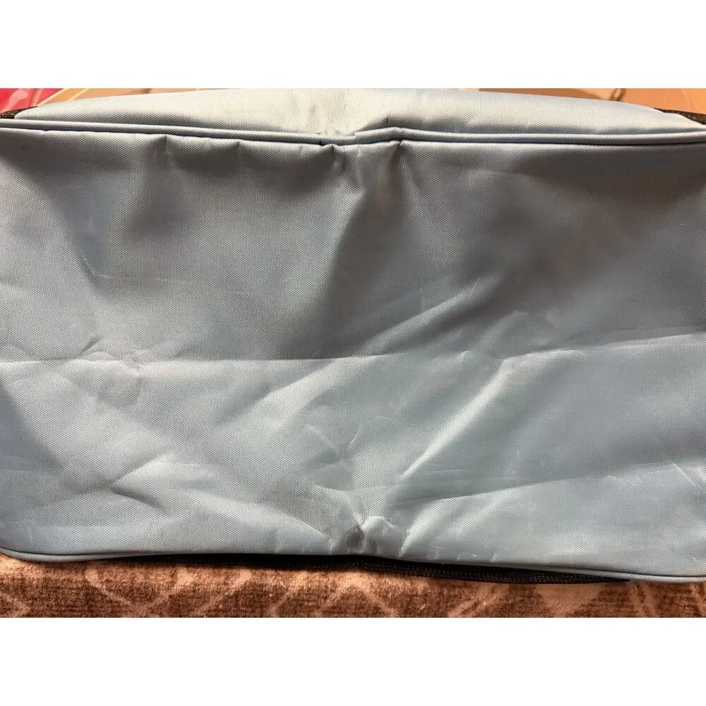 Pet Cat Carrier Airline Approved Soft-Sided Portable Small Blue Bag